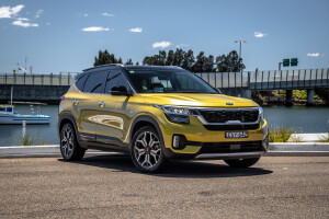 Wheels Reviews 2021 Kia Seltos GT Line Starbright Yellow Australia Static Front S Rawlings