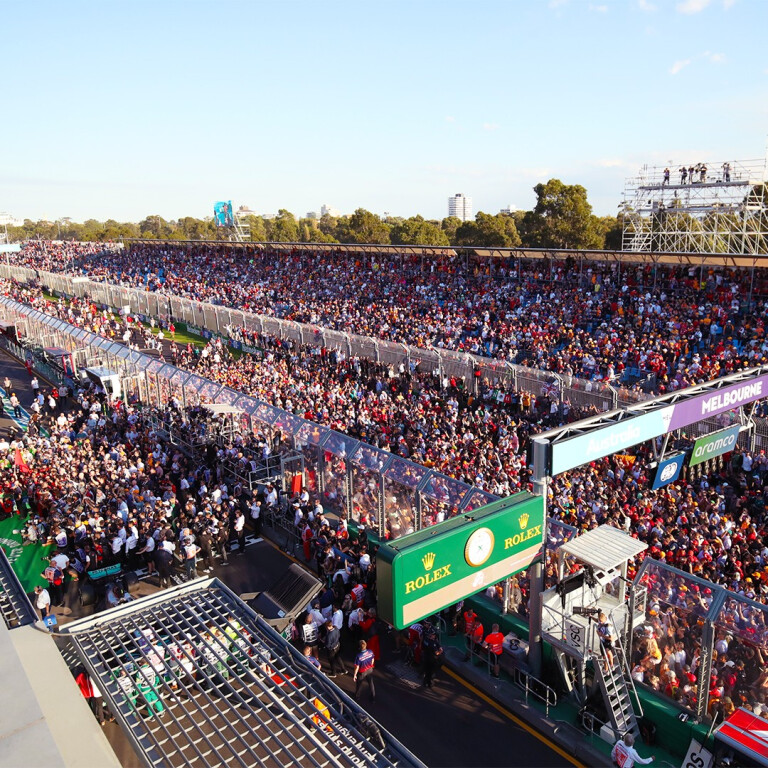 F 1 Australian Grand Prix 2022 Track Invasion 1