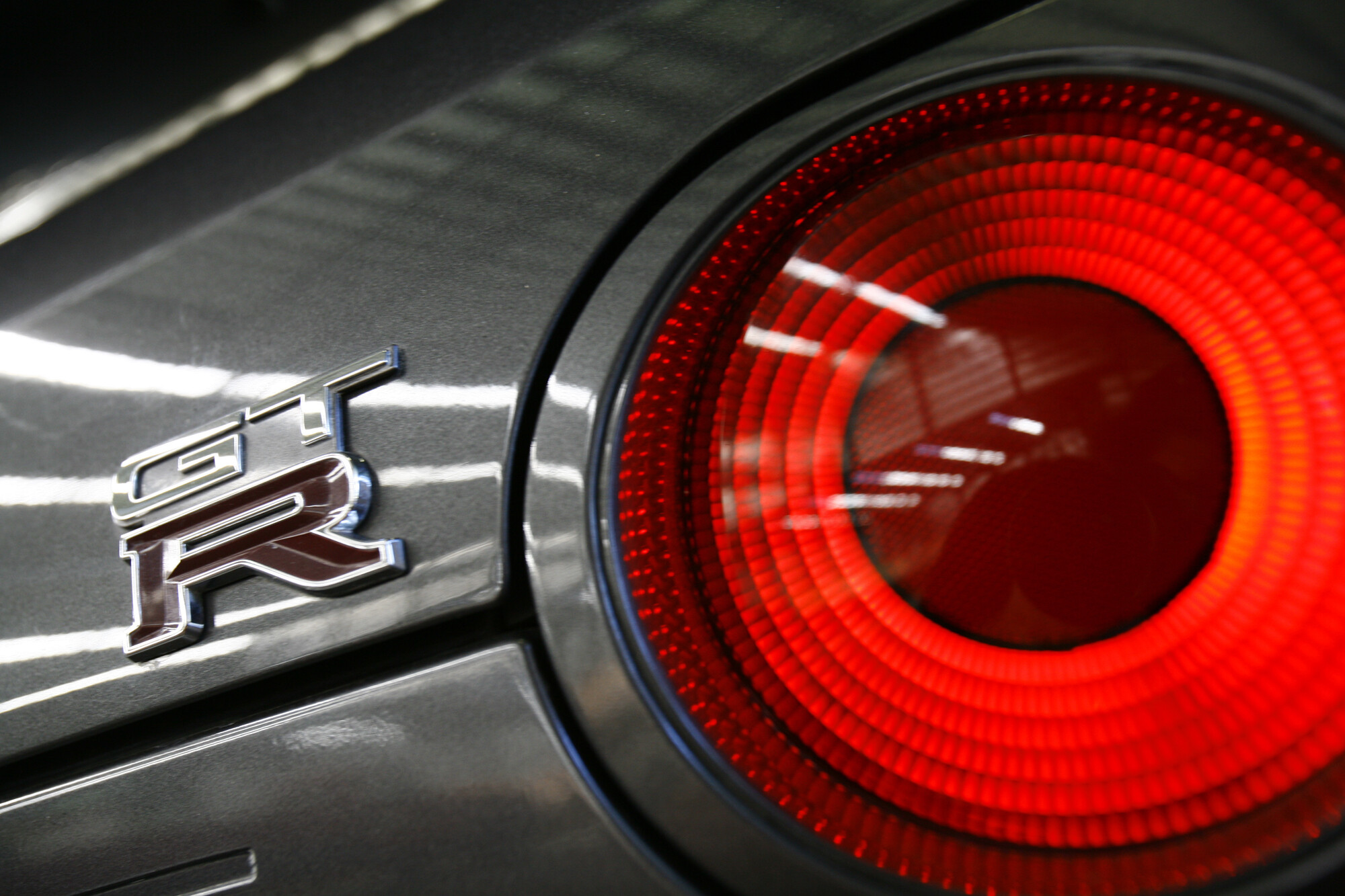 Nissan Skyline R32 GT-R rear badge