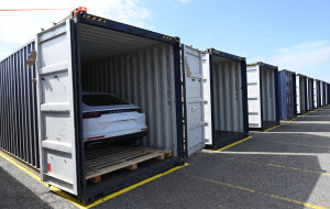 Porsche In Shipping Container