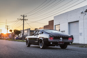 Street Machine Features Ross Pontonio Mustang Rear Angle