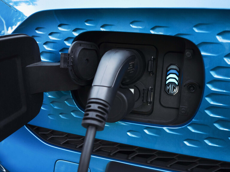 2023 MG ZS EV SUV Front Charger