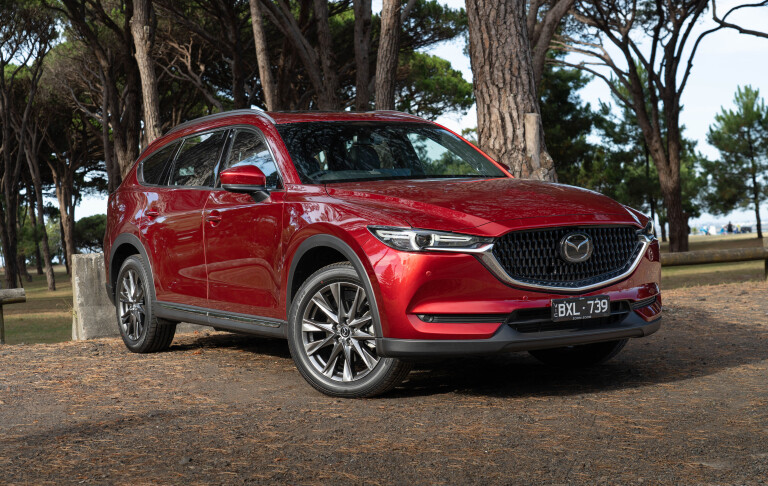 2022 Mazda CX-8 GT Diesel SUV red Blake Currall