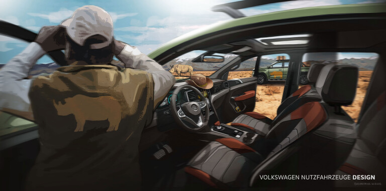 4 X 4 Australia News 2023 Volkswagen Amarok Design Sketch 2