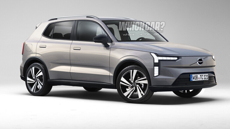 Artist render of what the Volvo EX30 could look like