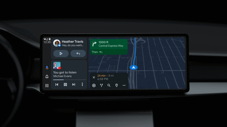 Android Auto 2022 Animated