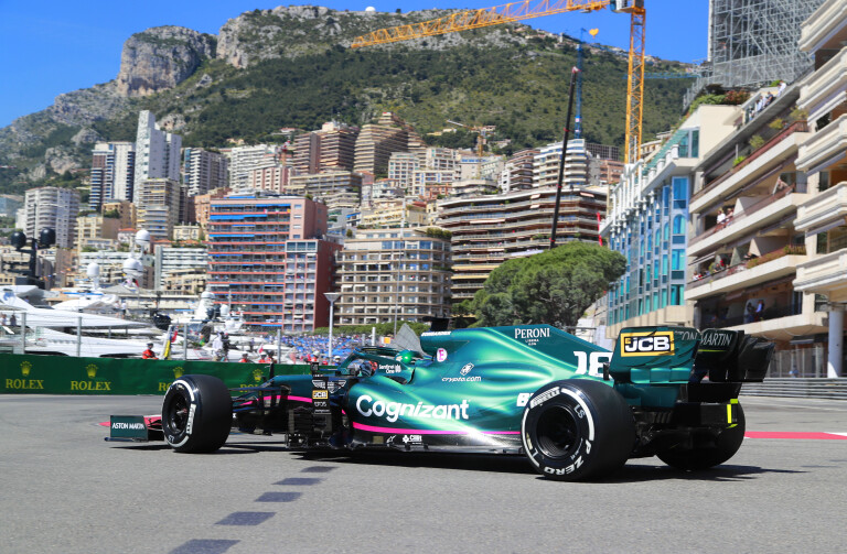 AMR 21 2021 Monaco GP Free Practice