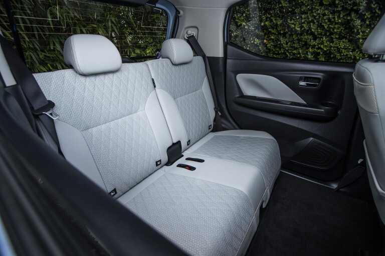 2023 Mitsubishi Ek X EV Interior Rear