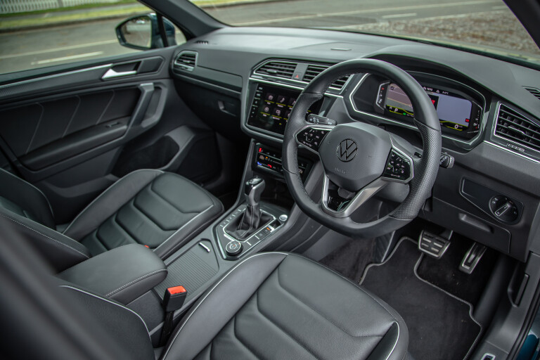 Wheels Reviews 2022 Volkswagen Tiguan 162 TSI R Line Interior Cabin S Rawlings