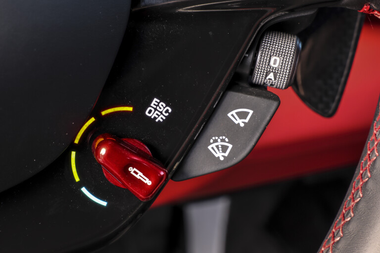Wheels Reviews 2022 Ferrari 296 GTB EU Spec Interior Steering Wheel Manettino Dial