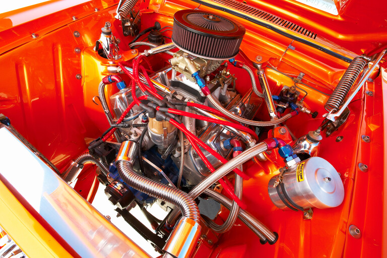 Street Machine Features Tom Hastings Ford Falcon XP Hardtop Engine Bay