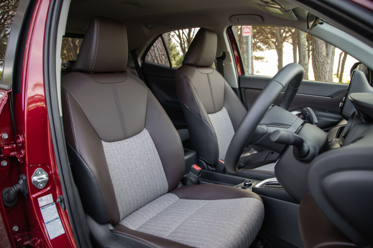 Wheels Reviews 2022 Toyota Yaris Cross Hybrid Urban Australia Interior Front Seat S Rawlings