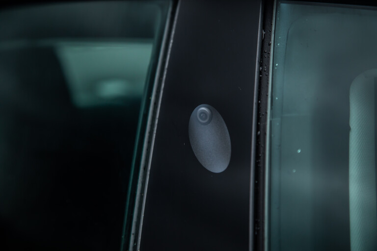 Wheels Reviews 2022 Tesla Model 3 Deep Blue Metallic Australia Detail B Pillar Side Camera S Rawlings