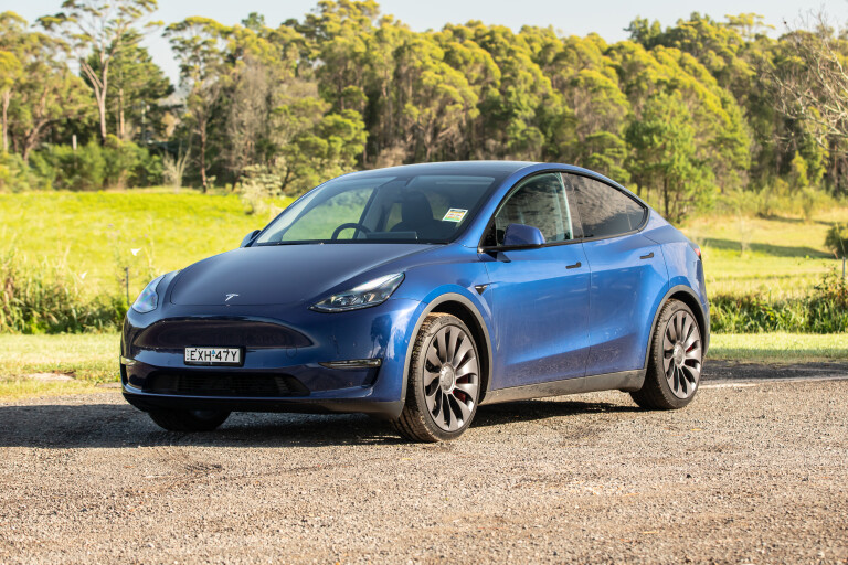 2023 Tesla Model Y Performance SUV Blue 41
