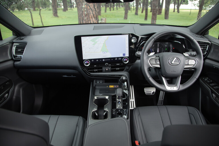 Wheels Reviews 2022 Lexus NX 450 H F Sport Australia Interior Cabin 1 S Rawlings