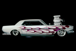 Street Machine Features Gary Myers Silver Bullet Mustang Side