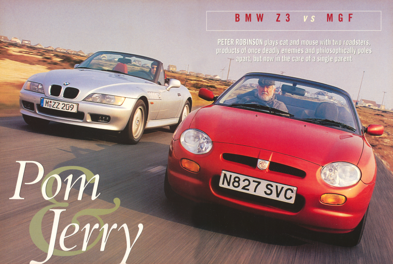 BMW Z3 vs MGF Wheels 1996