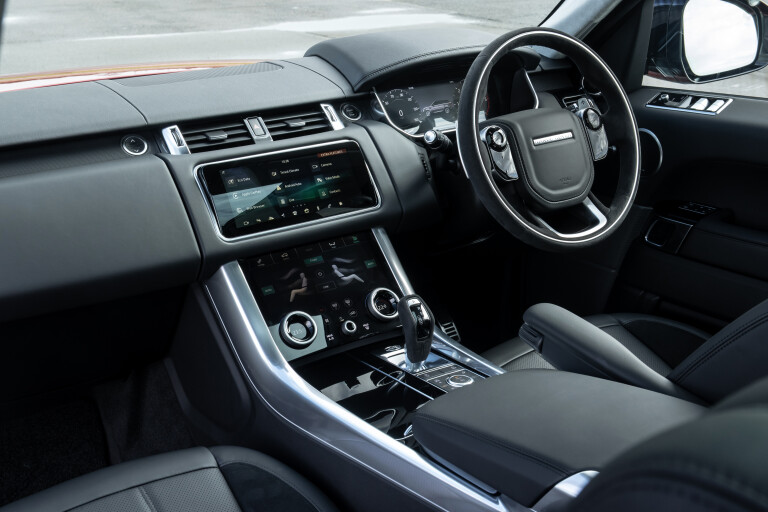 Wheels Reviews 2021 Range Rover Sport HST D 350 MHEV Interior Cabin UK Spec