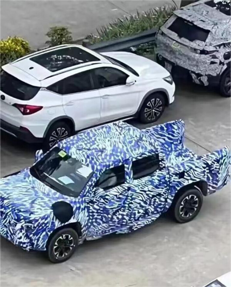 BYD Ute Camouflage Test