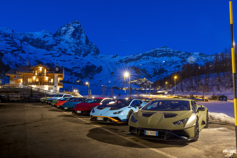Wheels Features 2022 Lamborghini Bologna To Alps Roadtrip 063