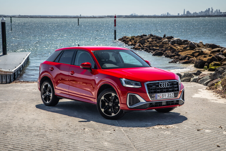 Wheels Reviews 2021 Audi Q 2 40 TFSI S Line Tango Red Static Front