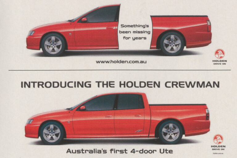 Motor Features 2003 Holden Commodore Crewman Ad