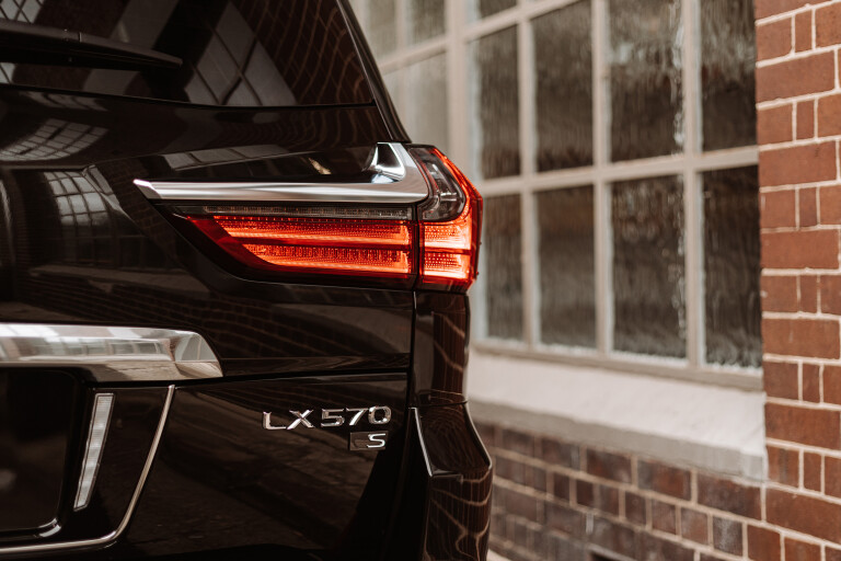 Wheels Reviews 2021 Lexus LX 570 S Rear Nameplate