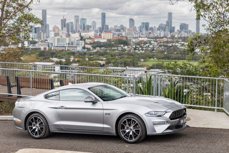 Wheels Reviews 2021 Ford Mustang 2 3 High Performance Iconic Silver Static Side Australia M Williams
