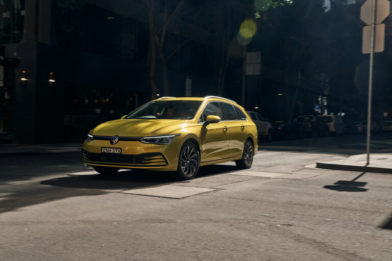 Wheels Reviews 2021 Volkswagen Golf Wagon Life Pomelo Yellow Premium Metallic Dynamic Australia J Ostwald