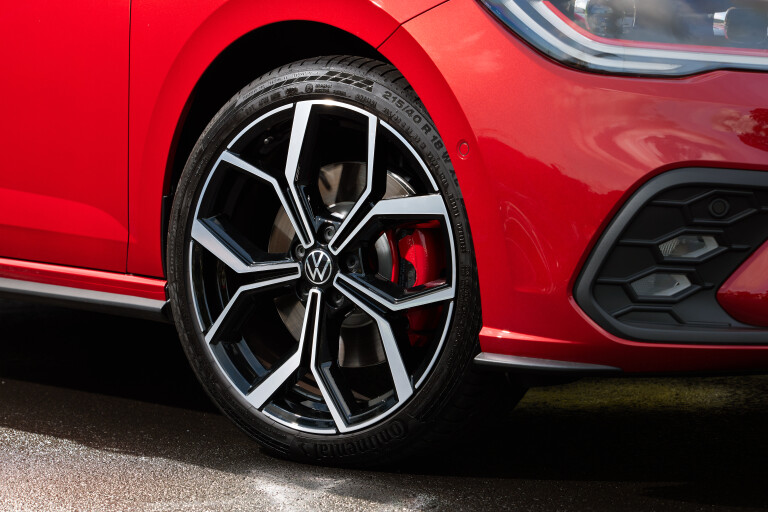 Wheels Reviews 2022 Volkswagen Polo GTI Kings Red Australia Detail Wheel