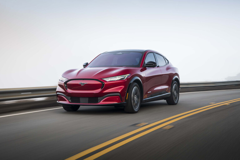 2023 Ford Mustang Mach E SUV Red 19