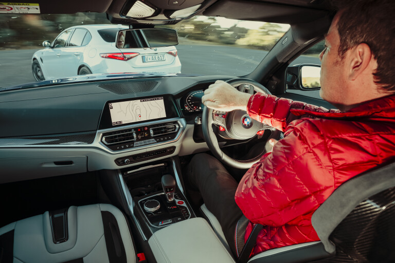 Motor Reviews BMW M 3 Interior Alfa Giulia Q Tracking