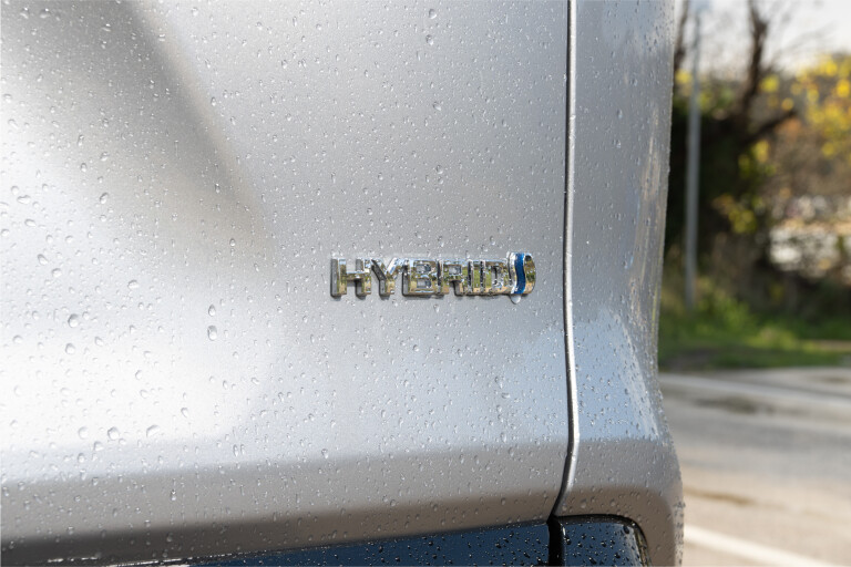 Wheels Reviews 2022 Toyota RAV 4 XSE Hybrid Silver Sky Australia Detail Variant Badge J Strickland