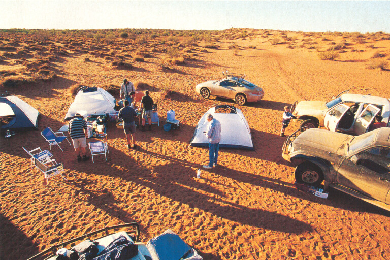 Wheels Features Porsche 911 Simpson Desert Camping