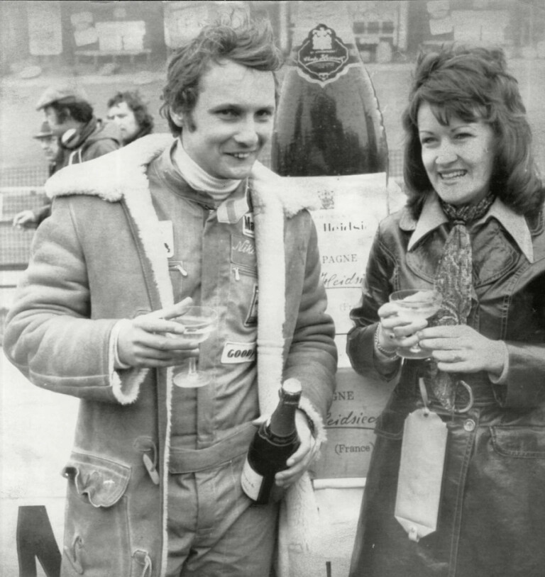 Sue Baker And Niki Lauda