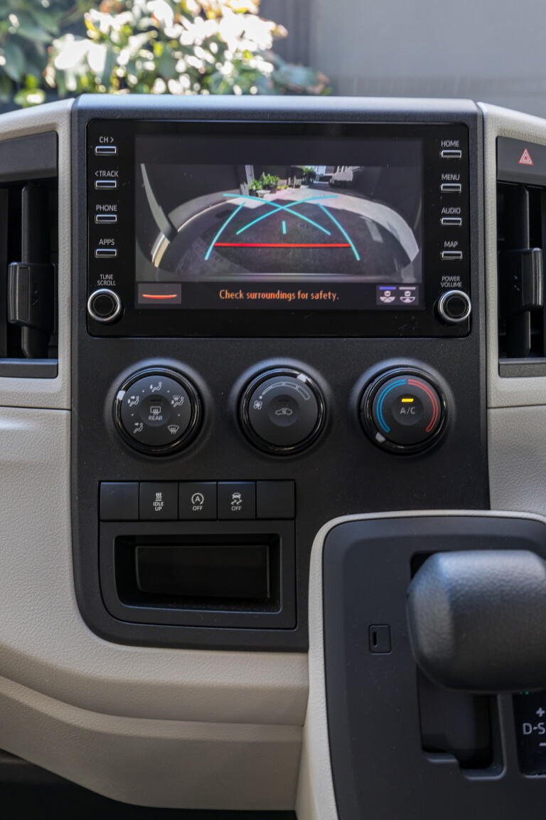 Wheels Reviews 2021 Toyota Hi Ace LWB Turbo Diesel White Interior Reverse Camera