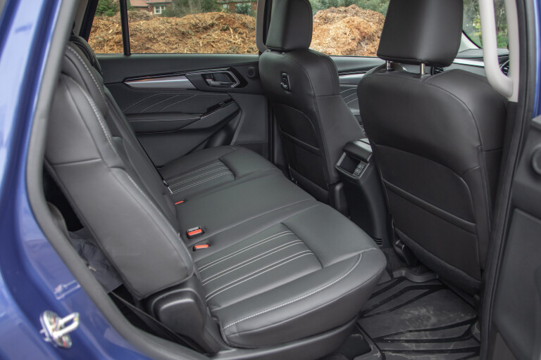 Wheels Reviews 2021 Isuzu MU X LS T 4 X 4 Rear Seat Legroom