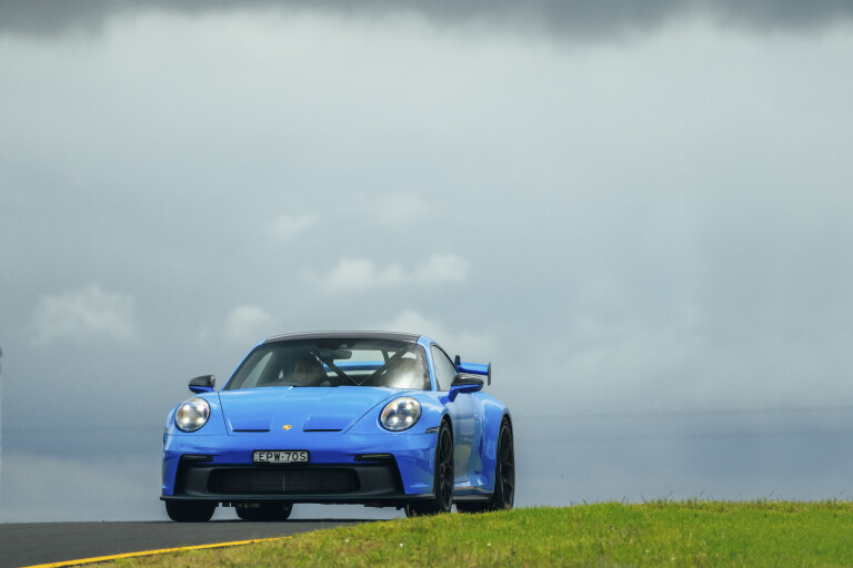 Motor Reviews 2022 Porsche 911 GT 3 Shark Blue Australia Dynamic Track