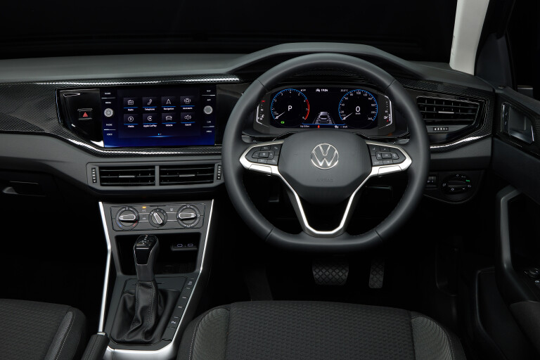 Wheels Reviews 2022 Volkswagen Polo Life Australia Interior Dashboard 02