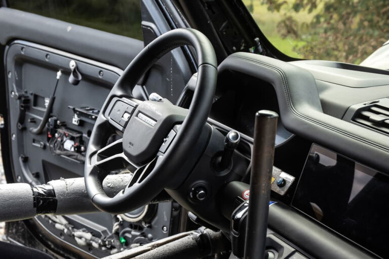 Motor Features Land Rover Defender Stunt Car 1