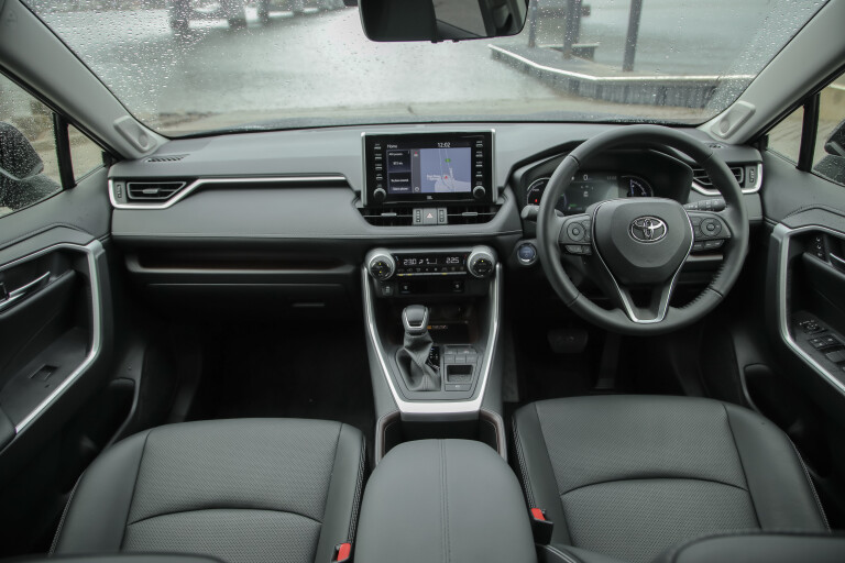 Wheels Reviews 2022 Toyota RAV 4 Cruiser Hybrid Australia Interior Cabin 03 S Rawlings