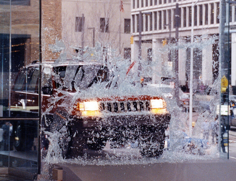 12 Moments 5 1992 Detroit Auto Show Jeep Through Glass