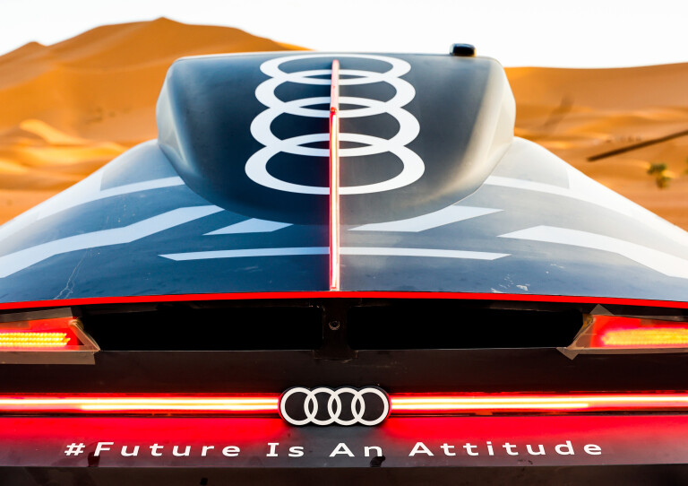 Motor Features Audi RS Q E Tron Morocco November 2021 Test Rear