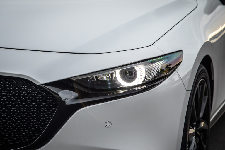 Wheels Reviews 2021 Mazda 3 Astina Hatch Headlight
