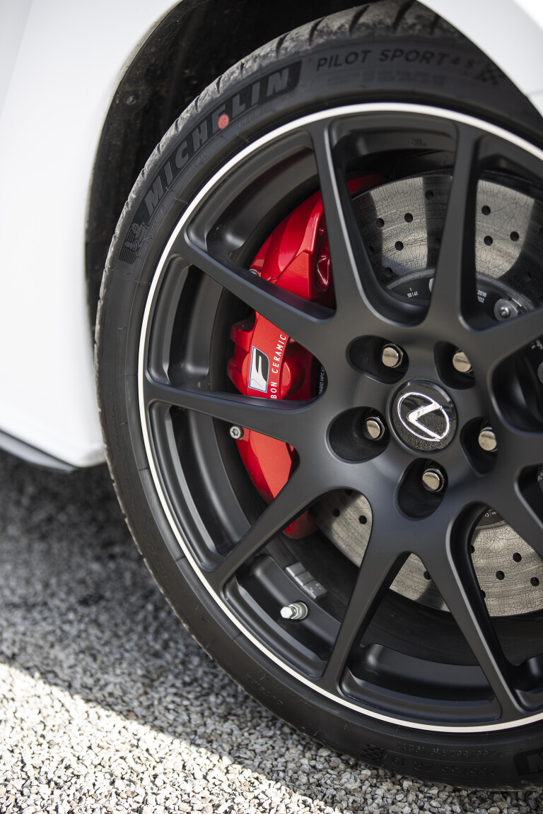 Wheels Reviews 2020 Lexus RC F White Australia Detail Wheel Tyres Brakes