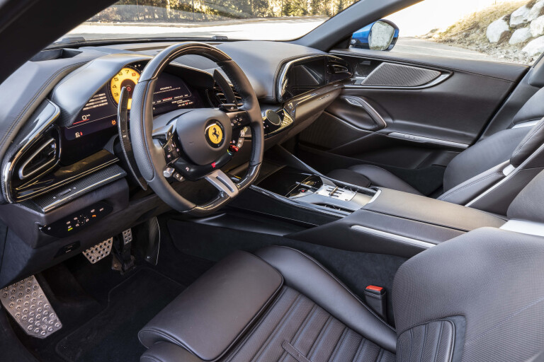 2023 Ferrari Purosangue Interior Blu Corsa 16