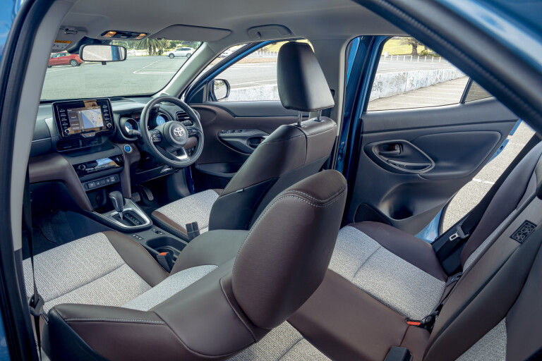 Wheels Reviews 2021 Toyota Yaris Cross Hybrid 2 WD Urban Interior Cabin