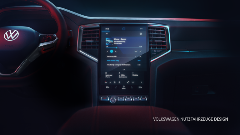 2023 Volkswagen Amarok Infotainment Teaser