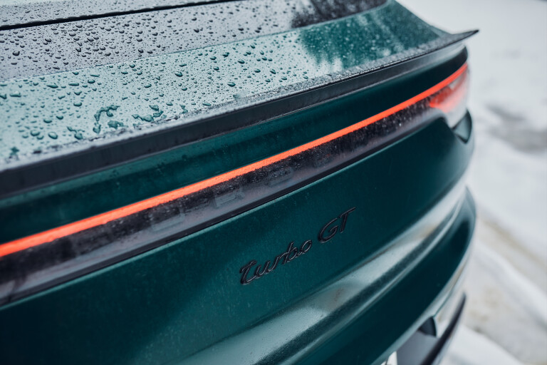 Motor Reviews 2022 Porsche Cayenne Turbo GT EU Spec Detail Tailgate Badge