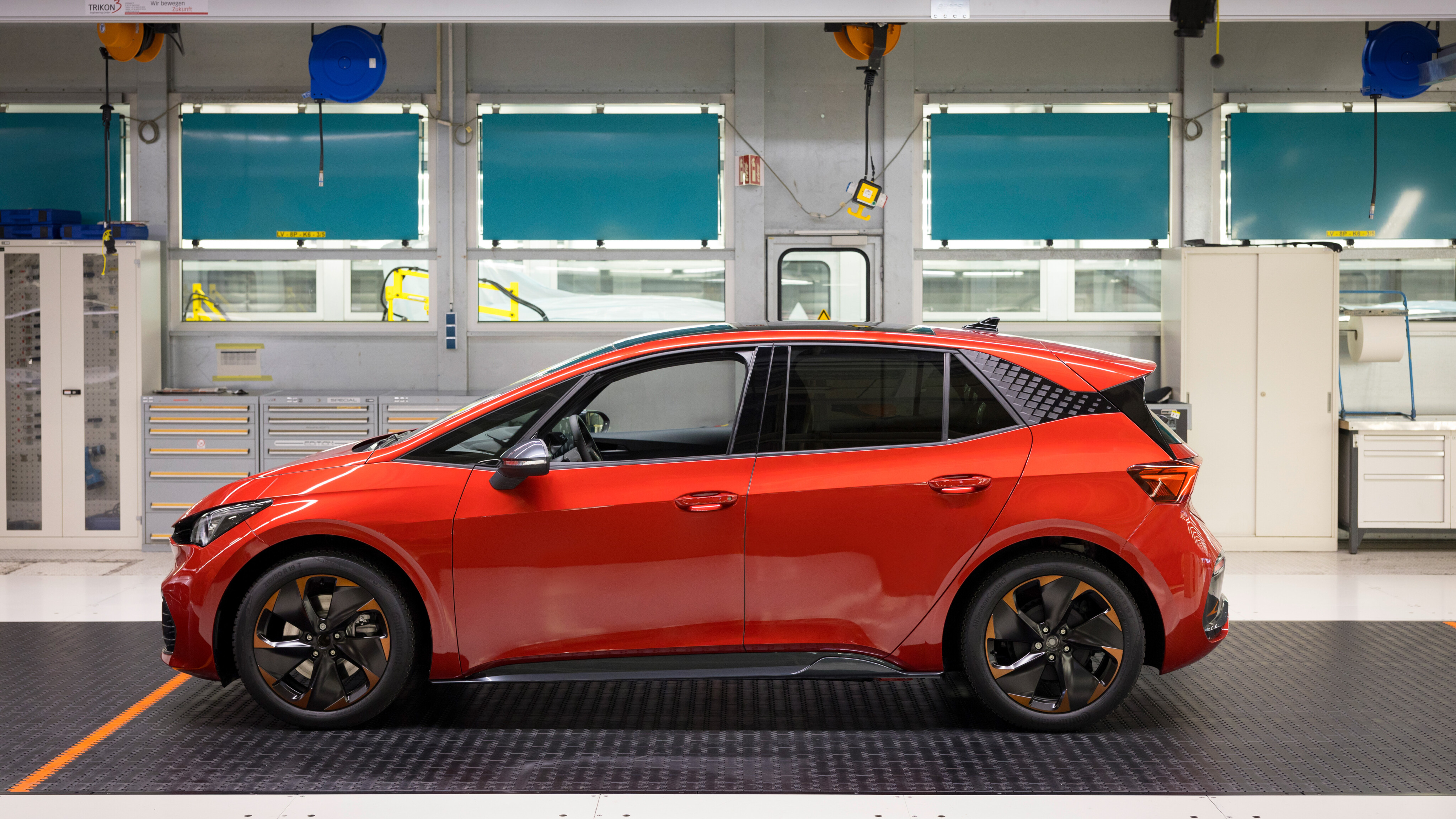Cupra Born EV hatchback enters production